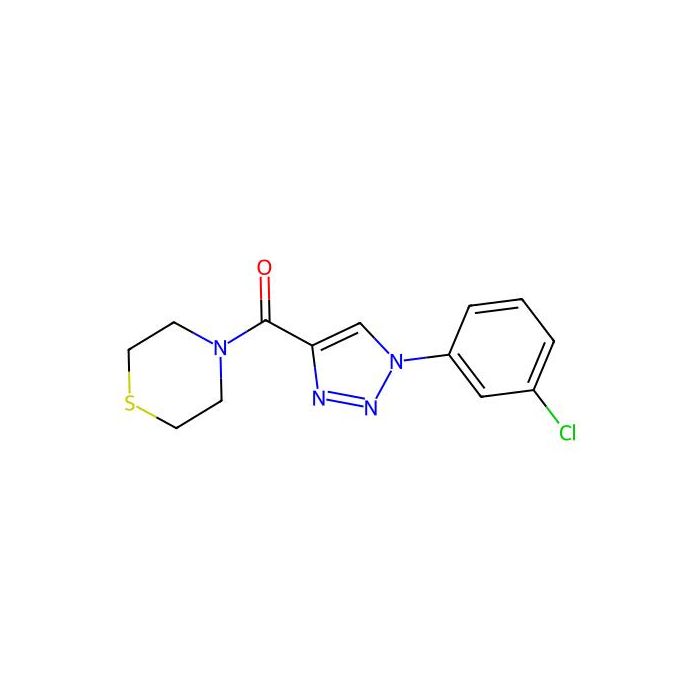 4-[1-(3-Chlorophenyl)-1H-1,2,3-triazole-4-carbonyl]thiomorpholine