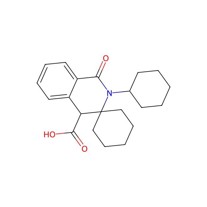 2'-cyclohexyl-1'-oxo-1',4'-dihydro-2'H-spiro[cyclohexane-1,3'-isoquinoline]-4'-carboxylic acid