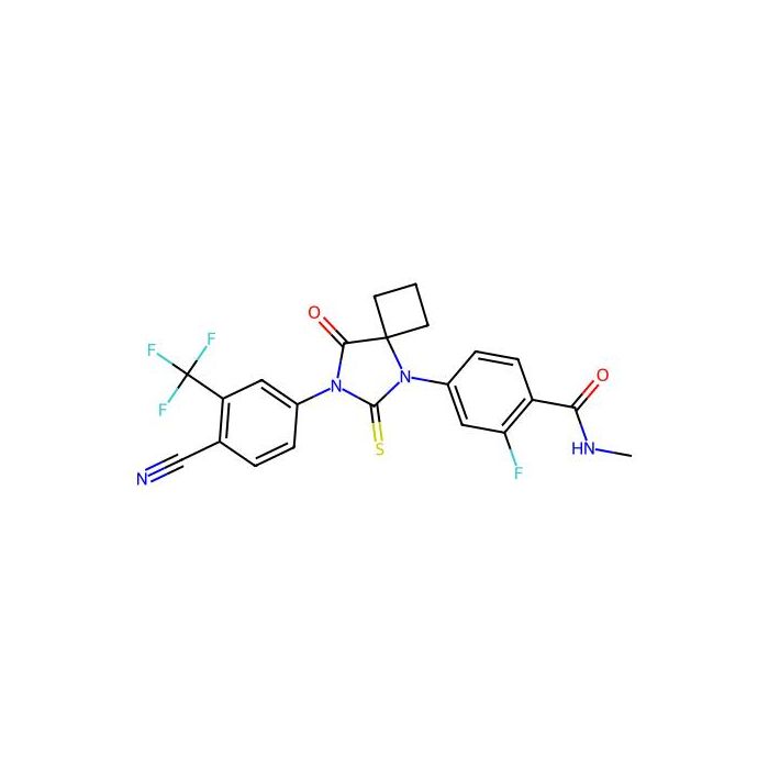 4-[7-[4-cyano-3-(trifluoromethyl)phenyl]-8-oxo-6-sulfanylidene-5,7-diazaspiro[3.4]octan-5-yl]-2-fluoro-N-methylbenzamide