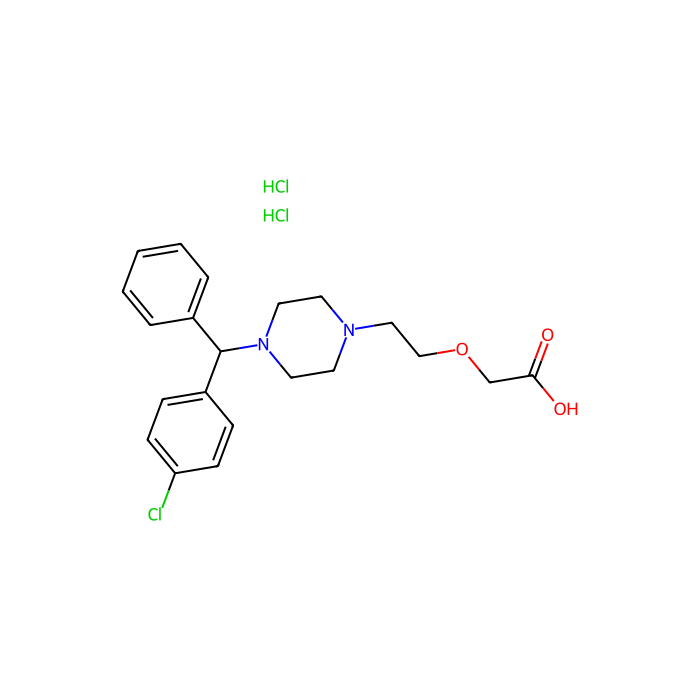 盐酸西替利嗪, 组胺 H1 受体拮抗剂