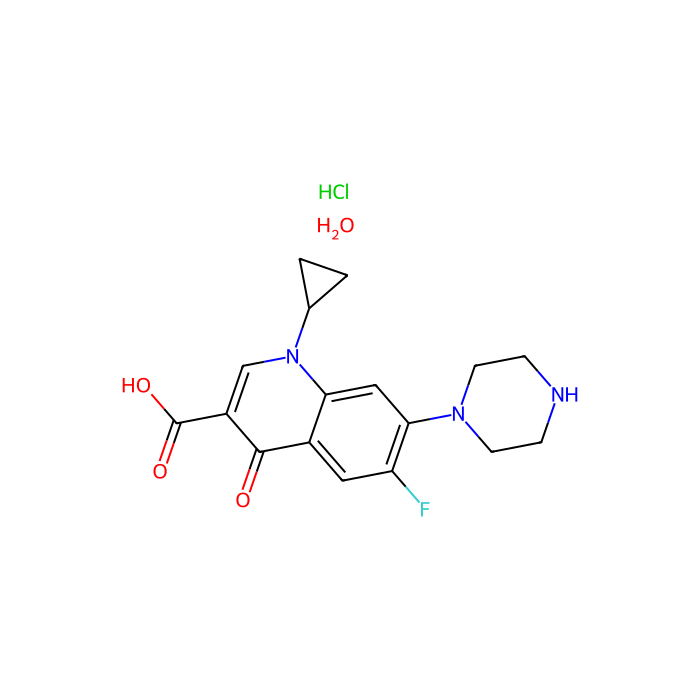 环丙沙星盐酸盐一水合物