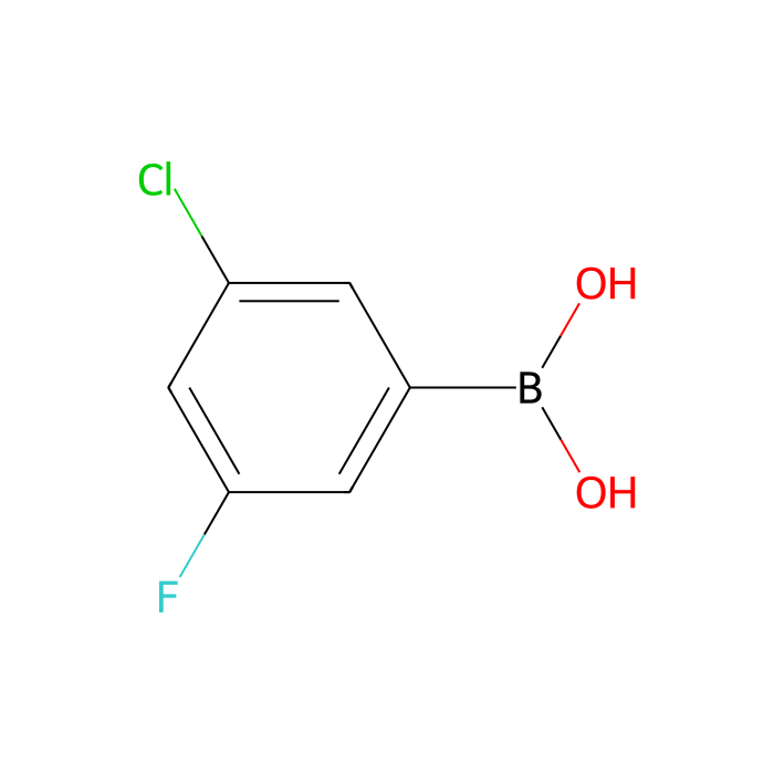 3-氯-5-氟苯硼酸 (含不定量的酸酐)