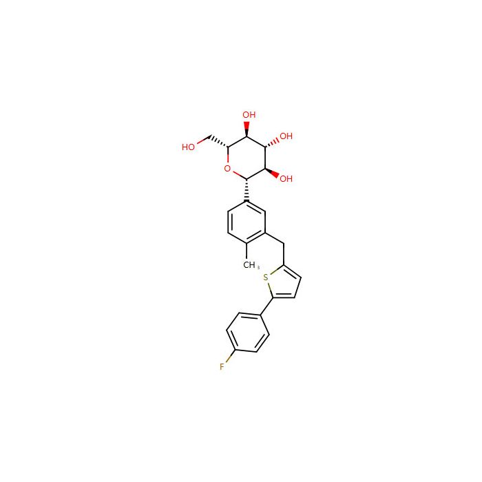 卡格列净（JNJ 28431754）, 钠/葡萄糖共转运体 1 抑制剂；钠/葡萄糖共转运体 2 抑制剂