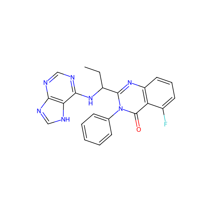 CAL-101,P110δ抑制剂, PI3 激酶 p110-delta 亚基抑制剂