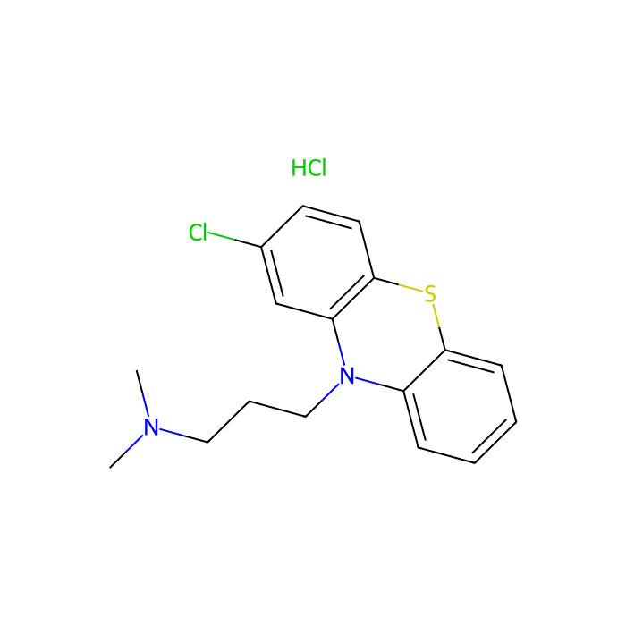 盐酸氯丙嗪（CPZ）, D2 类多巴胺受体拮抗剂