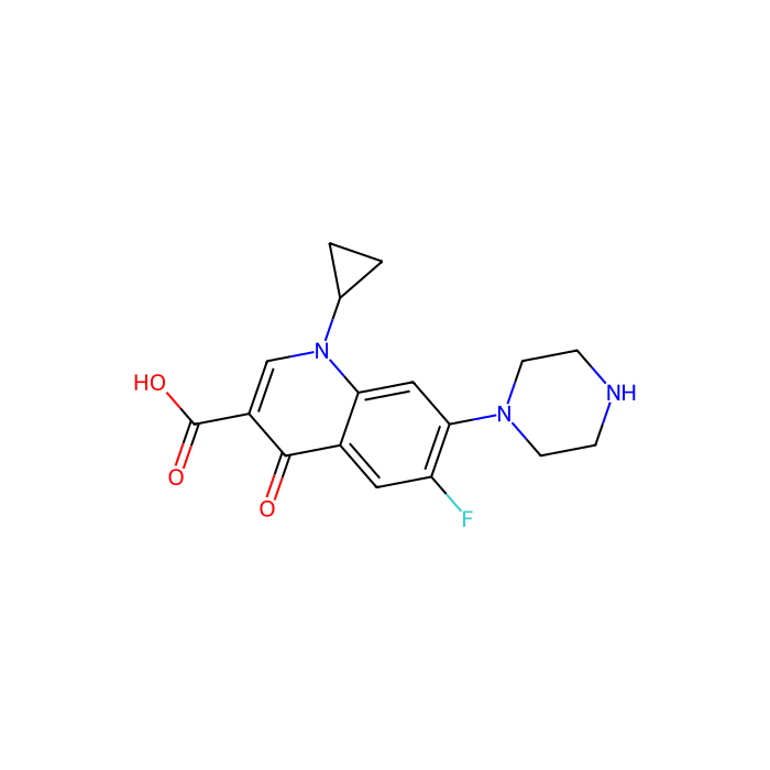 环丙沙星, 拓扑异构酶 IV