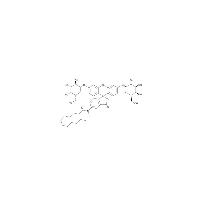 C12FDG [5-十二烷酰基氨基荧光素二-β-D-吡喃半乳糖苷]