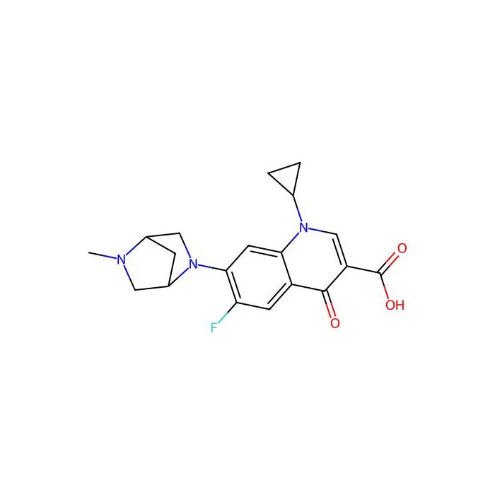 1-Cyclopropyl-6-fluoro-7-(5-methyl-2,5-diazabicyclo[2.2.1]heptan-2-yl)-4-oxoquinoline-3-carboxylic acid
