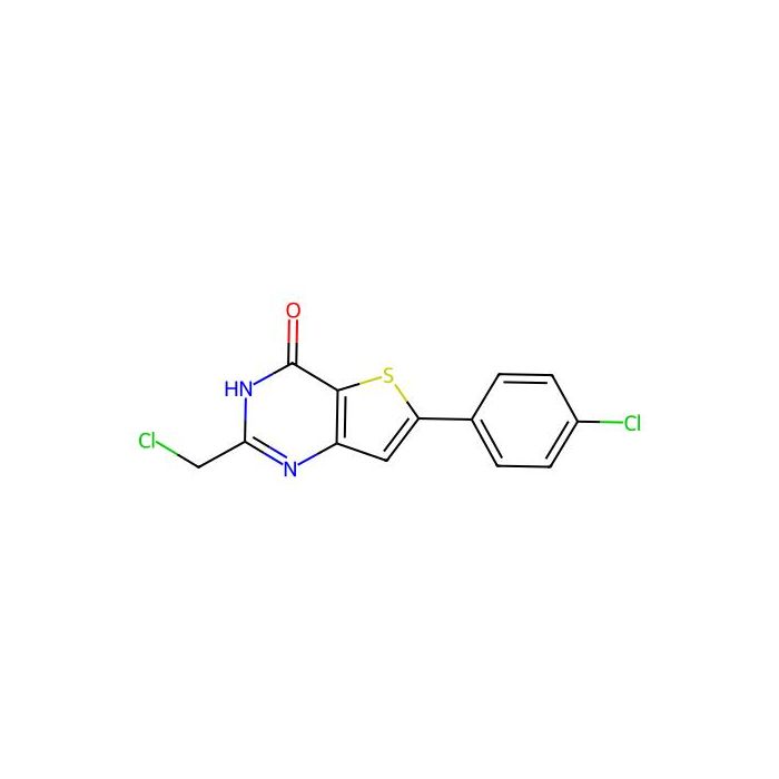 2-(chloromethyl)-6-(4-chlorophenyl)-3H,4H-thieno[3,2-d]pyrimidin-4-one