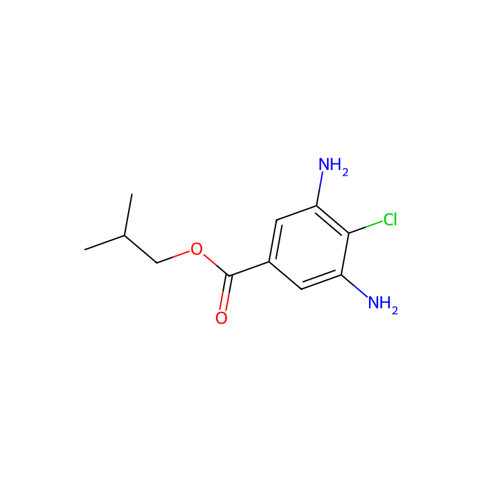 4-氯-3,5-二氨基苯甲酸异丁酯