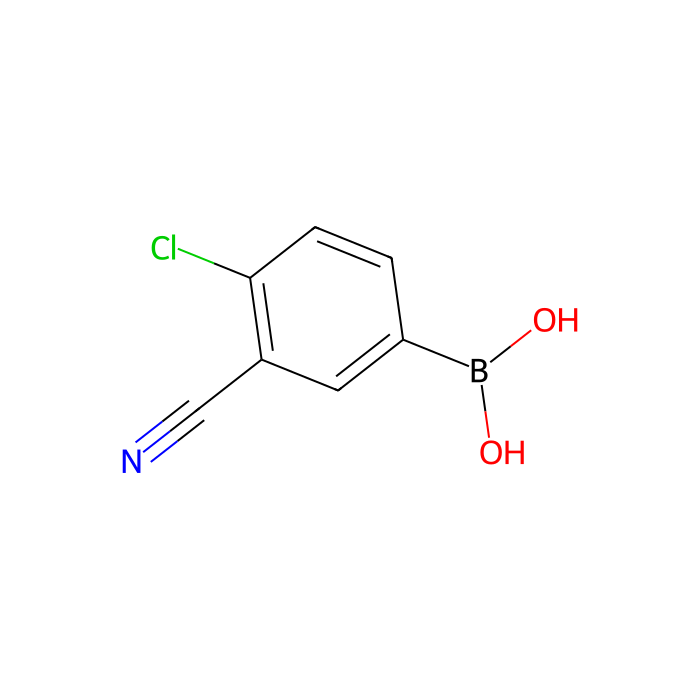 4-氯-3-氰基苯硼酸(含有数量不等的酸酐)