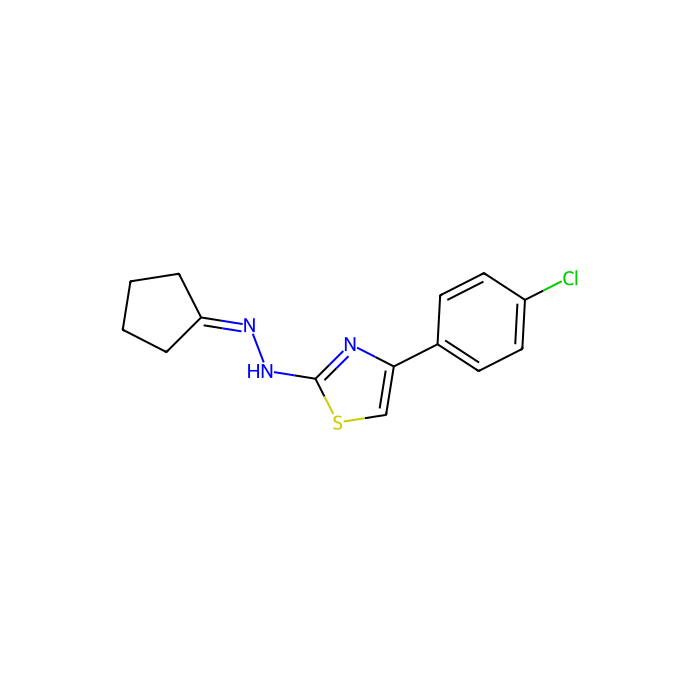 4-(4-氯苯基)-2-(2-环戊烯肼基)噻唑(CPTH2)
