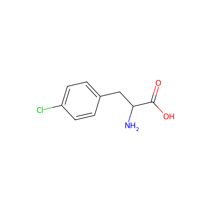 DL-4-氯苯丙氨酸, 左旋苯丙氨酸羟化酶抑制剂；左旋色氨酸羟化酶 1 抑制剂；左旋色氨酸羟化酶 2 抑制剂