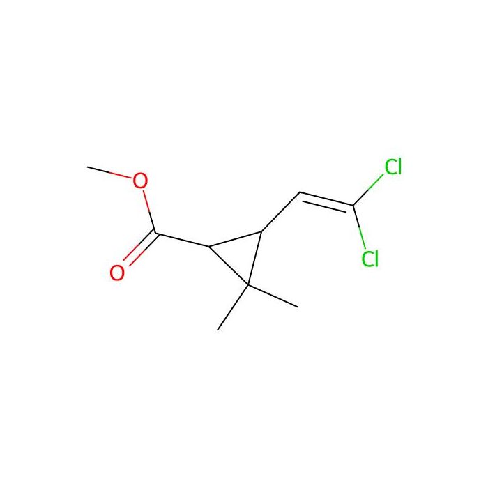 Cyclopropanecarboxylic acid, 3-(2,2-dichloroethenyl)-2,2-dimethyl-, methyl ester