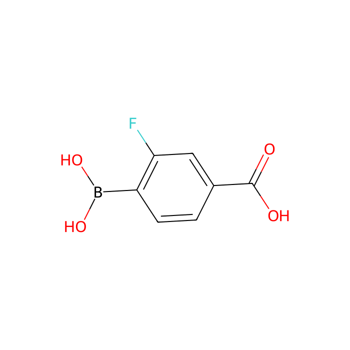 4-羧基-2-氟苯硼酸 (含有数量不等的酸酐)