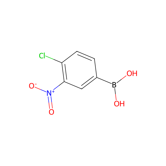 4-氯-3-硝基苯硼酸(含有数量不等的酸酐)