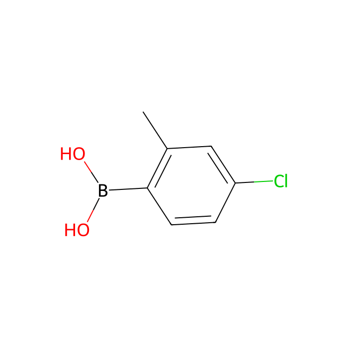 4-氯-2-甲基苯硼酸(含有数量不等的酸酐)