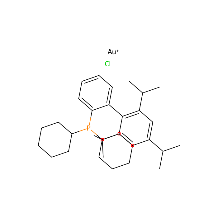 氯[2-二环己基(2′,4′,6′-三异丙基联苯基)膦]金(I)