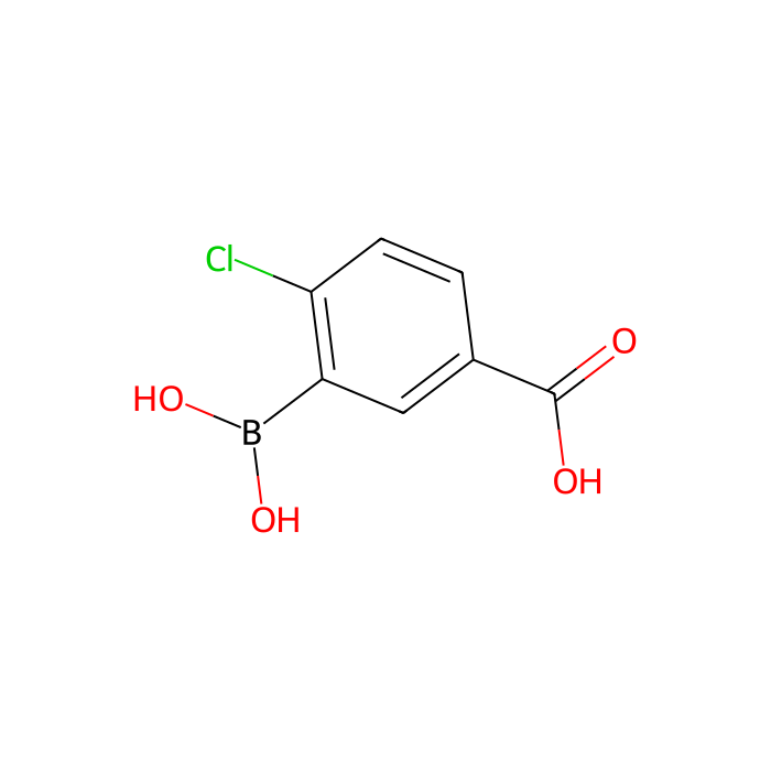 5-羧基-2-氯苯硼酸
