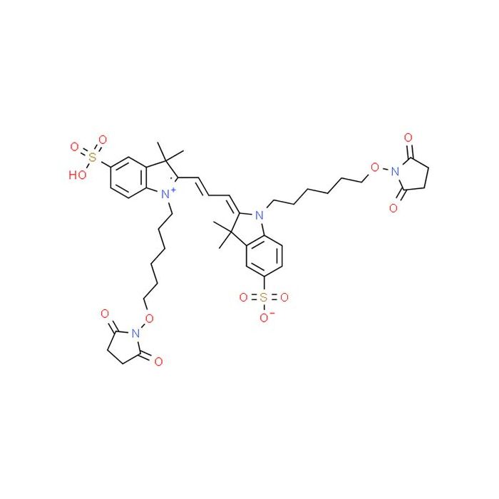 磺基-Cy3双酸-琥珀酰亚胺酯, TEA盐
