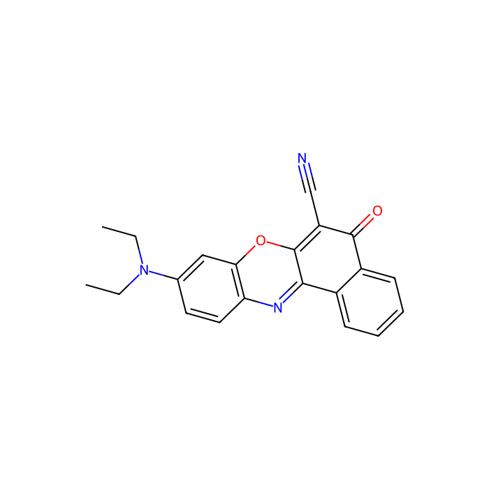 6-氰基-9-(二乙氨基)-5H-苯并[a]吩恶嗪-5-酮