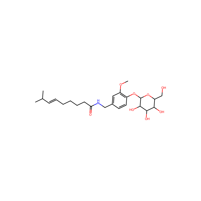 辣椒素-β-D-吡喃葡萄糖苷