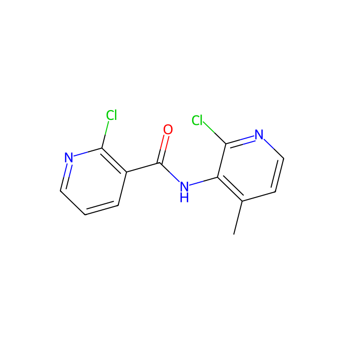 2-氯-N-(2-氯-4-甲基-3-吡啶)烟酰胺