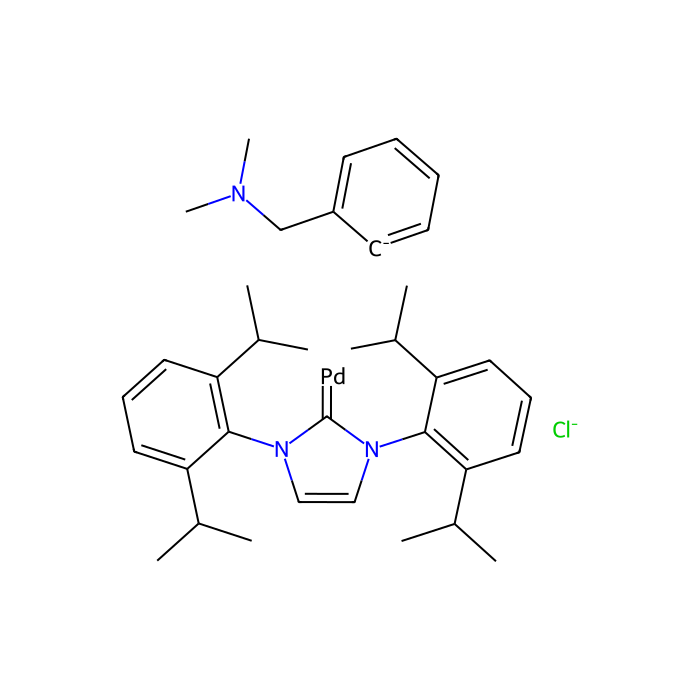 [[1,3-双(2,6-二异丙苯基)咪唑-2-亚基](N,N-二甲基苄胺)氯化钯(Ⅱ)](该产品不能在美国境内销售)