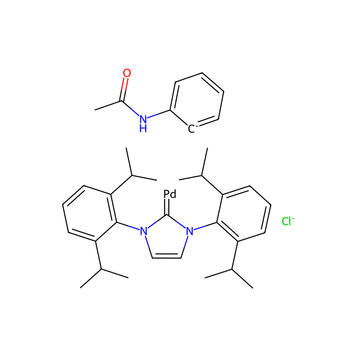 [[1,3-双(2,6-二异丙苯基)咪唑-2-亚基](乙酰苯胺)氯化钯(Ⅱ)](该产品不能在美国境内销售)