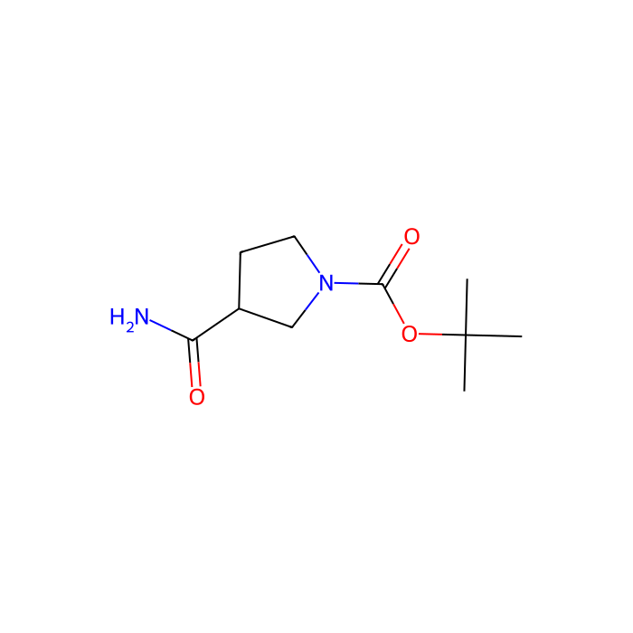 1-Boc-吡咯烷-3-甲酰胺