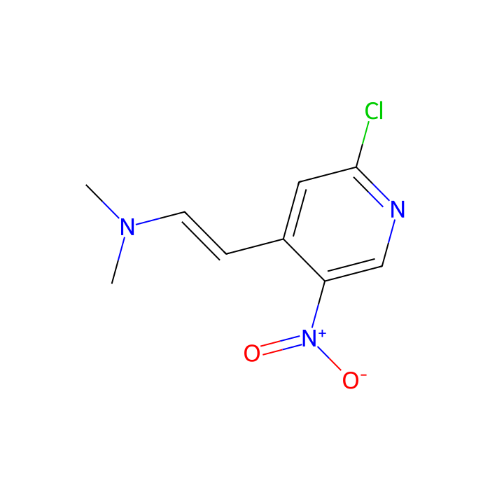 (2-(2-氯-5-硝基-吡啶-4-基)-乙烯基)-二甲基-胺