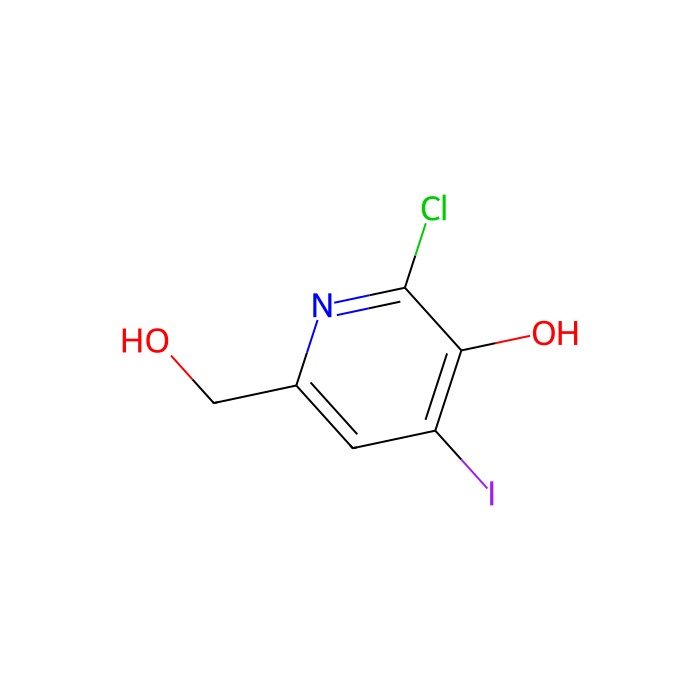 2-氯-3-羟基-6-(羟甲基)-4-碘吡啶