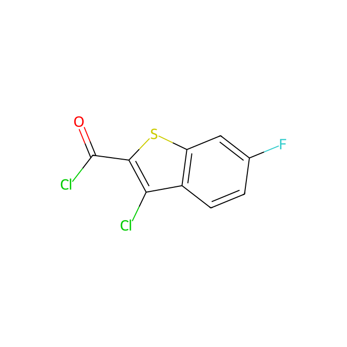 3-氯-6-氟苯并[b]噻吩-2-羰基氯