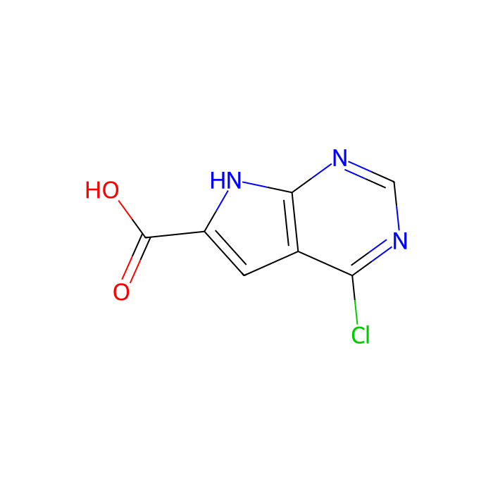4-氯-7H-吡咯并[2,3-d]嘧啶-6-羧酸
