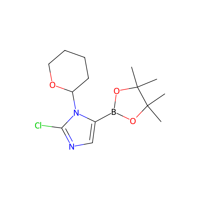 2-氯-1-(氧杂-2-基)-5-(四甲基-1,3,2-二氧杂硼烷-2-基)-1H-咪唑
