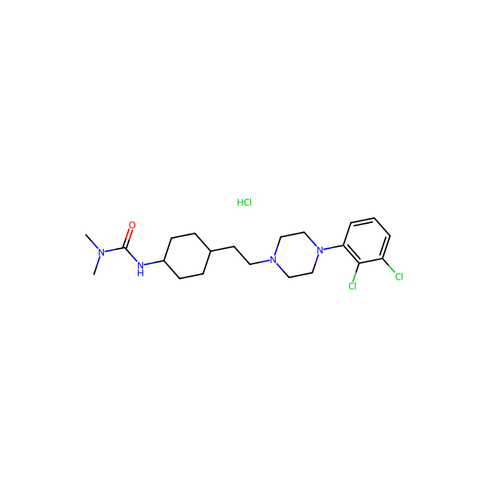 盐酸卡利拉嗪, 多巴胺 D2 受体调节剂