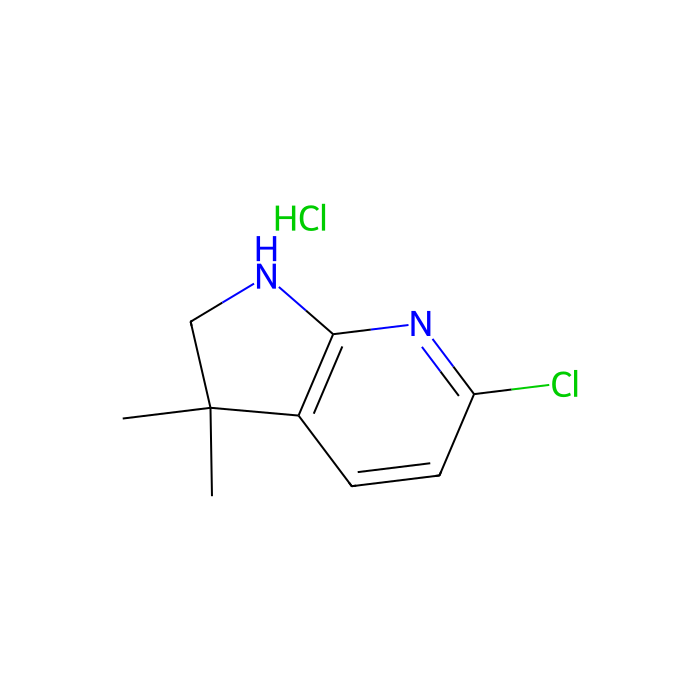 6-氯-3,3-二甲基-1H,2H,3H-吡咯并[2,3-b]吡啶盐酸盐