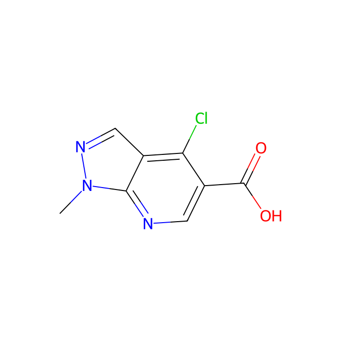 4-氯-1-甲基-1H-吡唑并[3,4-b]吡啶-5-羧酸