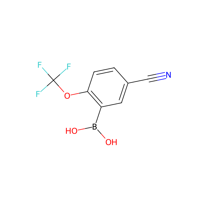 5-氰基-2-(三氟甲氧基)苯硼酸（含不定量的酸酐）