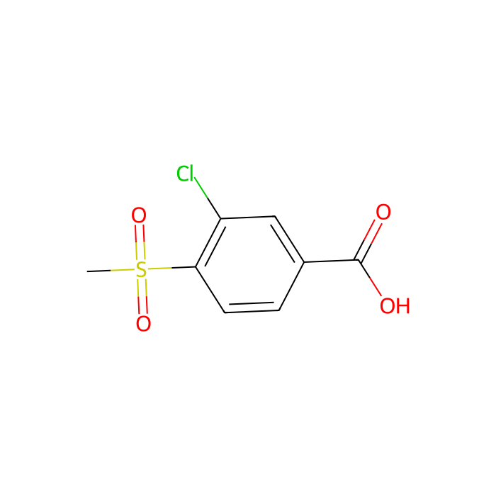 3-氯-4-(甲基磺酰基)苯甲酸
