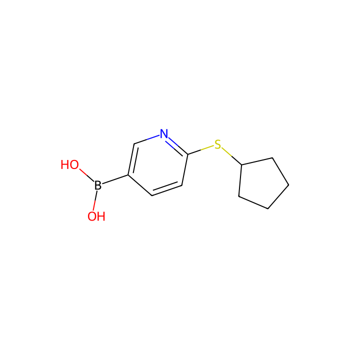 2-(环戊硫基)吡啶-5-硼酸