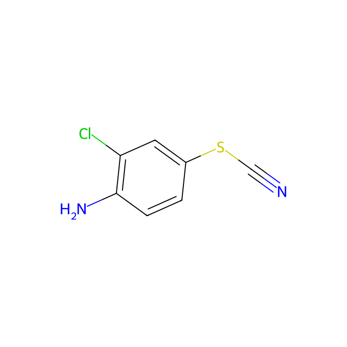 2-氯-4-硫代氰基苯胺