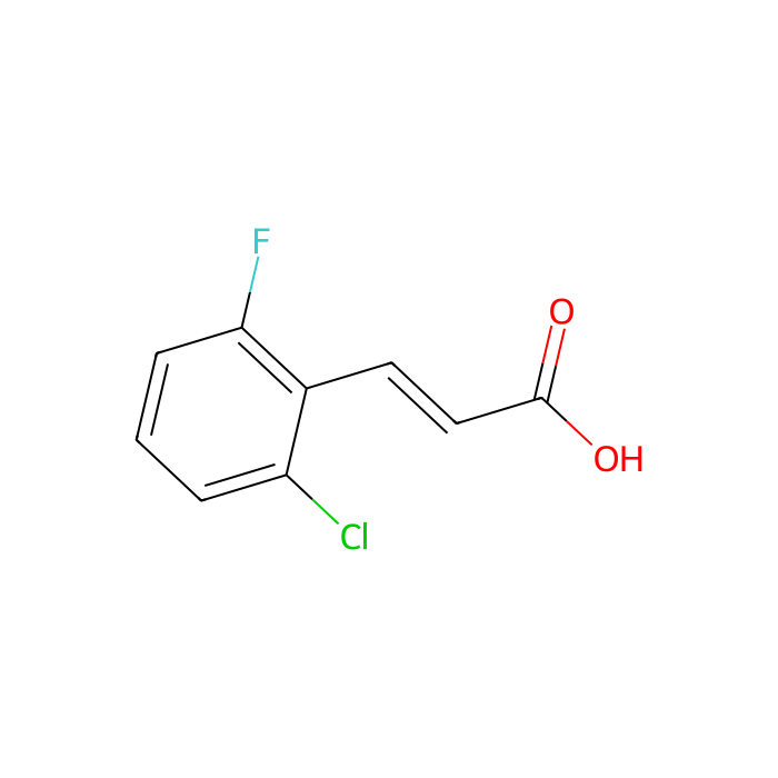 2-氯-6-氟肉桂酸