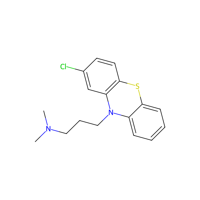 氯丙嗪, D2 类多巴胺受体拮抗剂