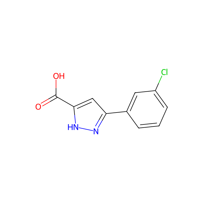 5-(3-氯苯基)-1H-吡唑-3-羧酸