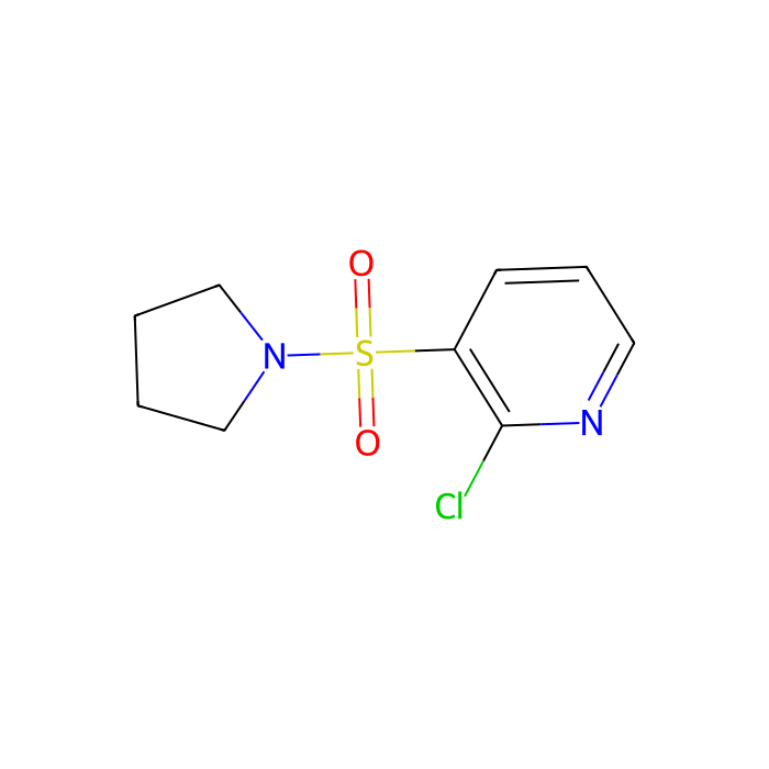 2-氯-3-(吡咯烷-1-基磺酰基)吡啶