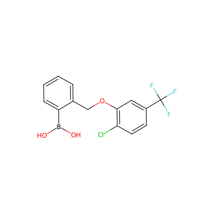 2-((2′-氯-5′-(三氟甲基)苯氧基)甲基)苯硼酸(含有数量不等的酸酐)