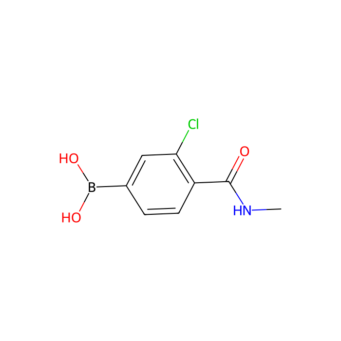 3-氯-4-(N-甲基氨基甲酰基)苯基硼酸