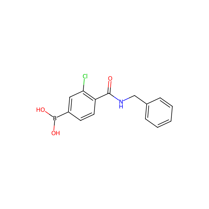 3-氯-4-(N-苄氨基甲酰基)苯基硼酸