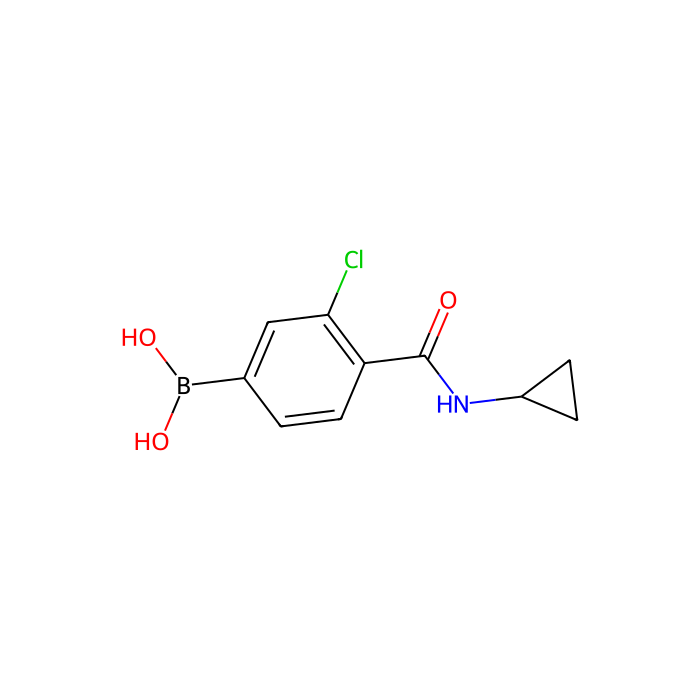 3-氯-4-(环丙基氨基甲酰基)苯基硼酸